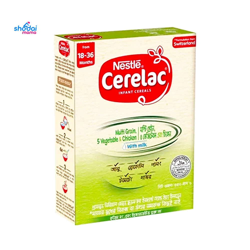 Cerelac Multi Grain 5 Vegetable & Chicken with Milk (18m-36m) 350gm